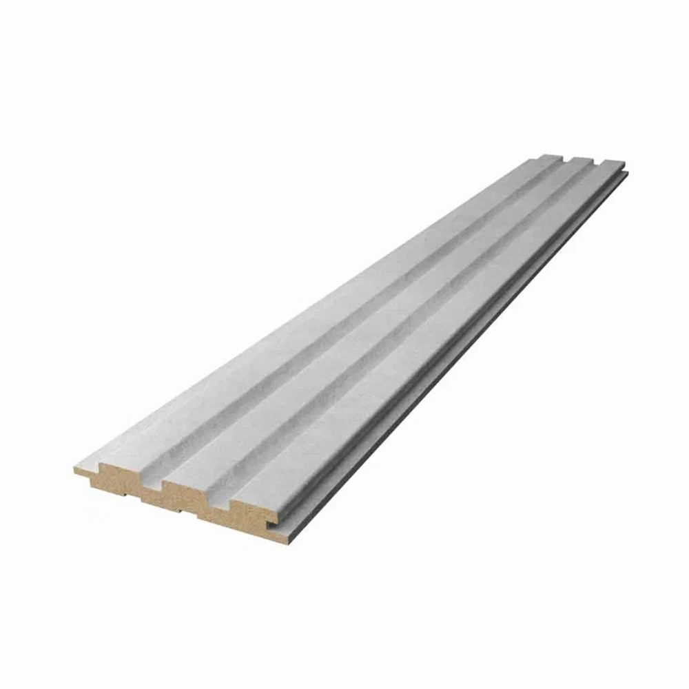 Стеновая реечная панель Альберо, Бетон Светлый, 120*16*2750 мм