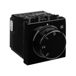 Механизм управления вентиляторами модульный, "Avanti", "Черный квадрат", 2 модуля