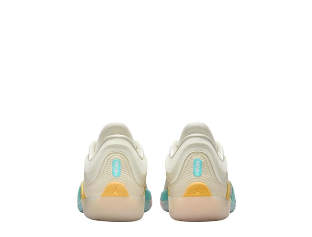 Баскетбольные кроссовки Jordan Zion 4 “Low Country” Coconut Milk/Sail/Bright Mango/Aurora Green