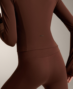 Oysho Легкая и теплая высокотехнологичная куртка, шоколадный