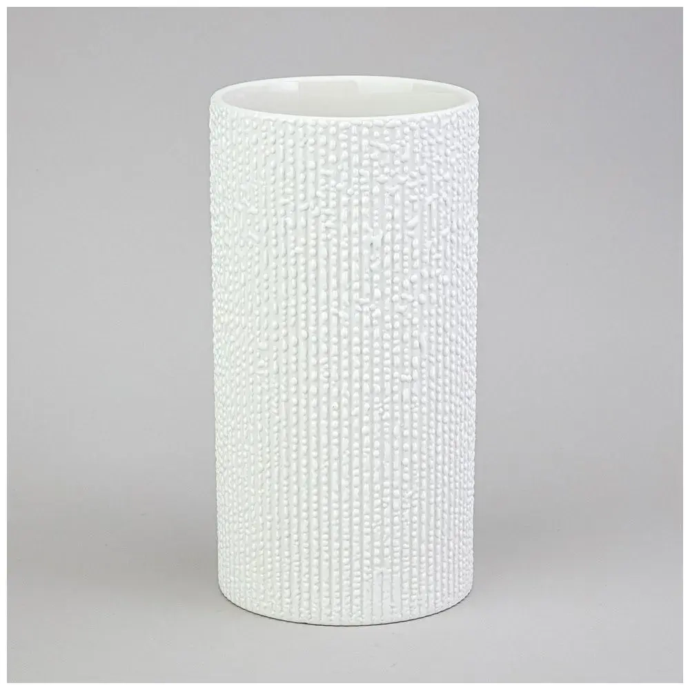 Ваза 12*12*23см коллекция капли дождя цвет белый