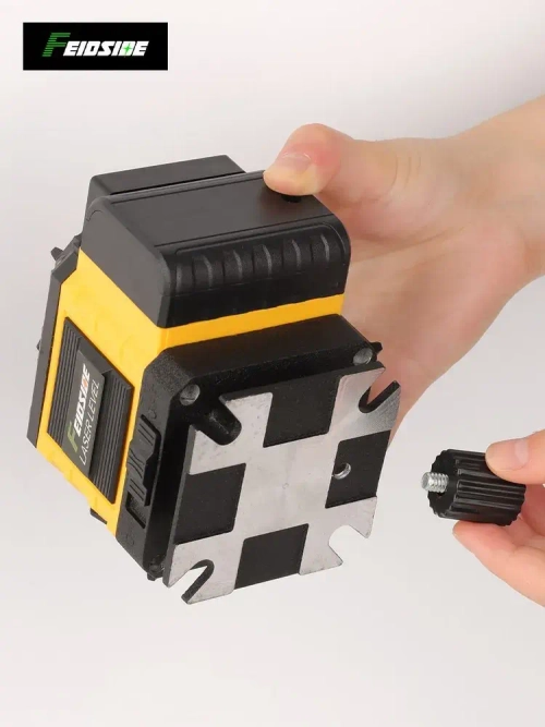 Лазерный уровень,Зеленый луч,4D 16 Линий,Дисплей заряда батареи,2 Батарейки Комплект