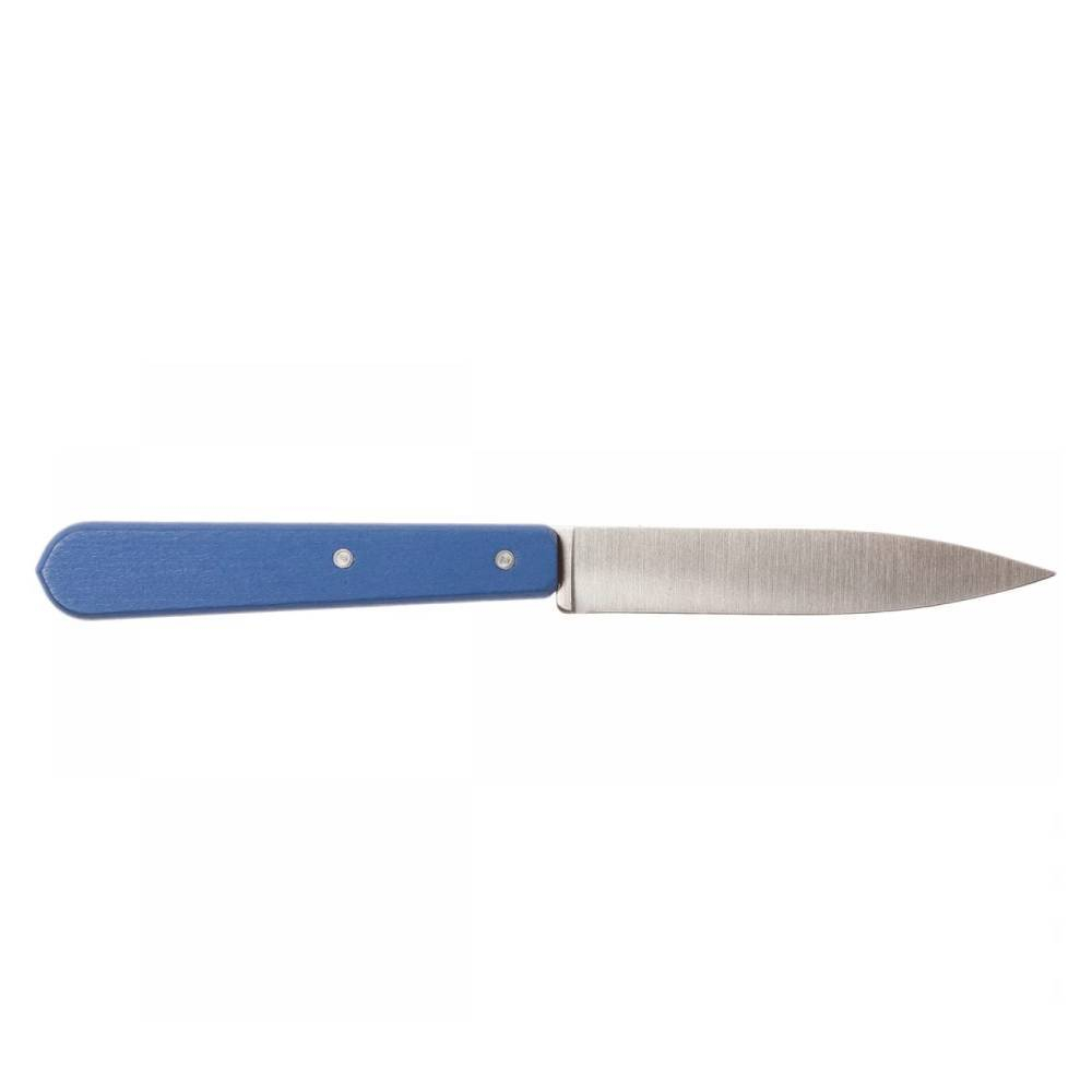 Нож столовый Opinel №112, нержавеющая сталь, блистер, голубой