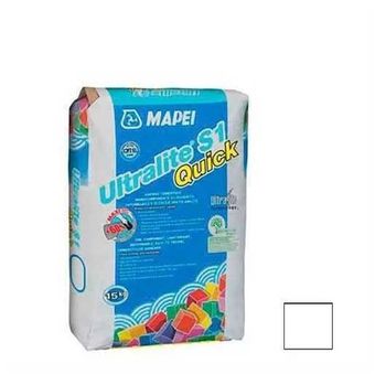 Клей для плитки Mapei Ultralite S1 Quick белый 15 кг