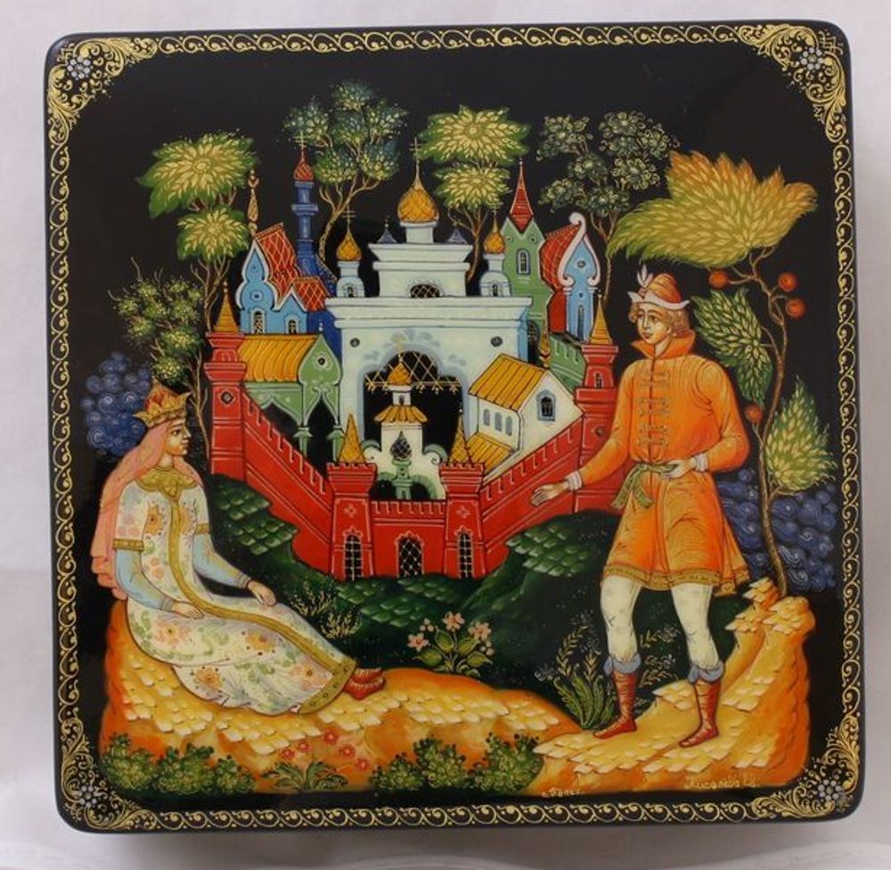 Шкатулка Виноградная лоза (Патина)