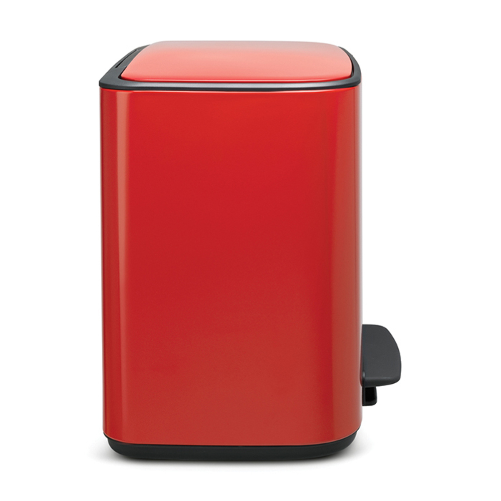 Мусорный бак Bo Pedal Bin 11+23л Brabantia Пламенно-красный