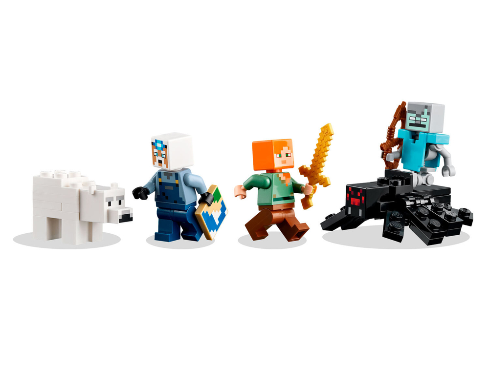 LEGO Minecraft 21277 «The Pickaxe Mine» — шахта с киркой и динамитным вагонеткой