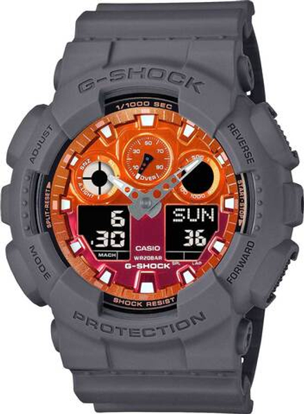 Мужские наручные часы Casio G-Shock GA-100FL-8A