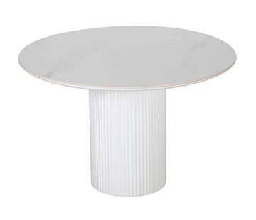 Стол DUBAI 100 Madrid gloss / white velvet