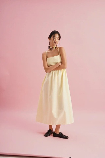 Сарафан на тонких бретелях, butter