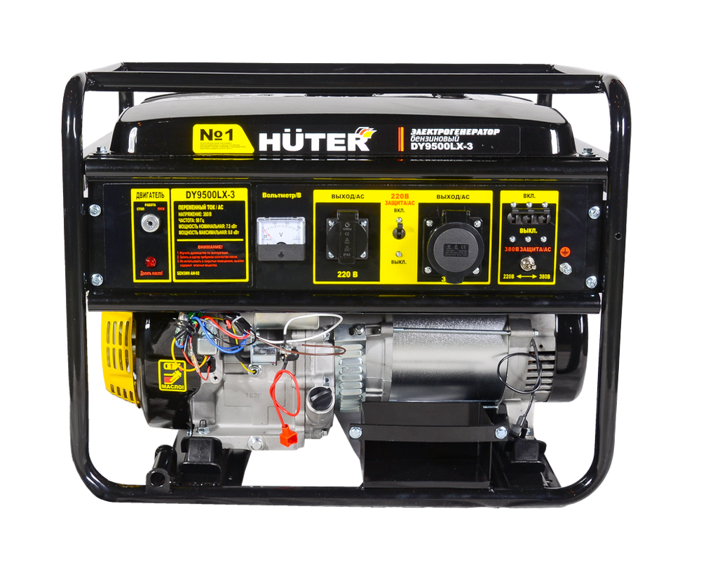 Портативный бензогенератор HUTER DY9500LX-3