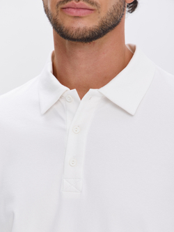 Повседневный базовый лонгслив поло