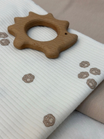 Пеленка в рубчик Лапки 85*130