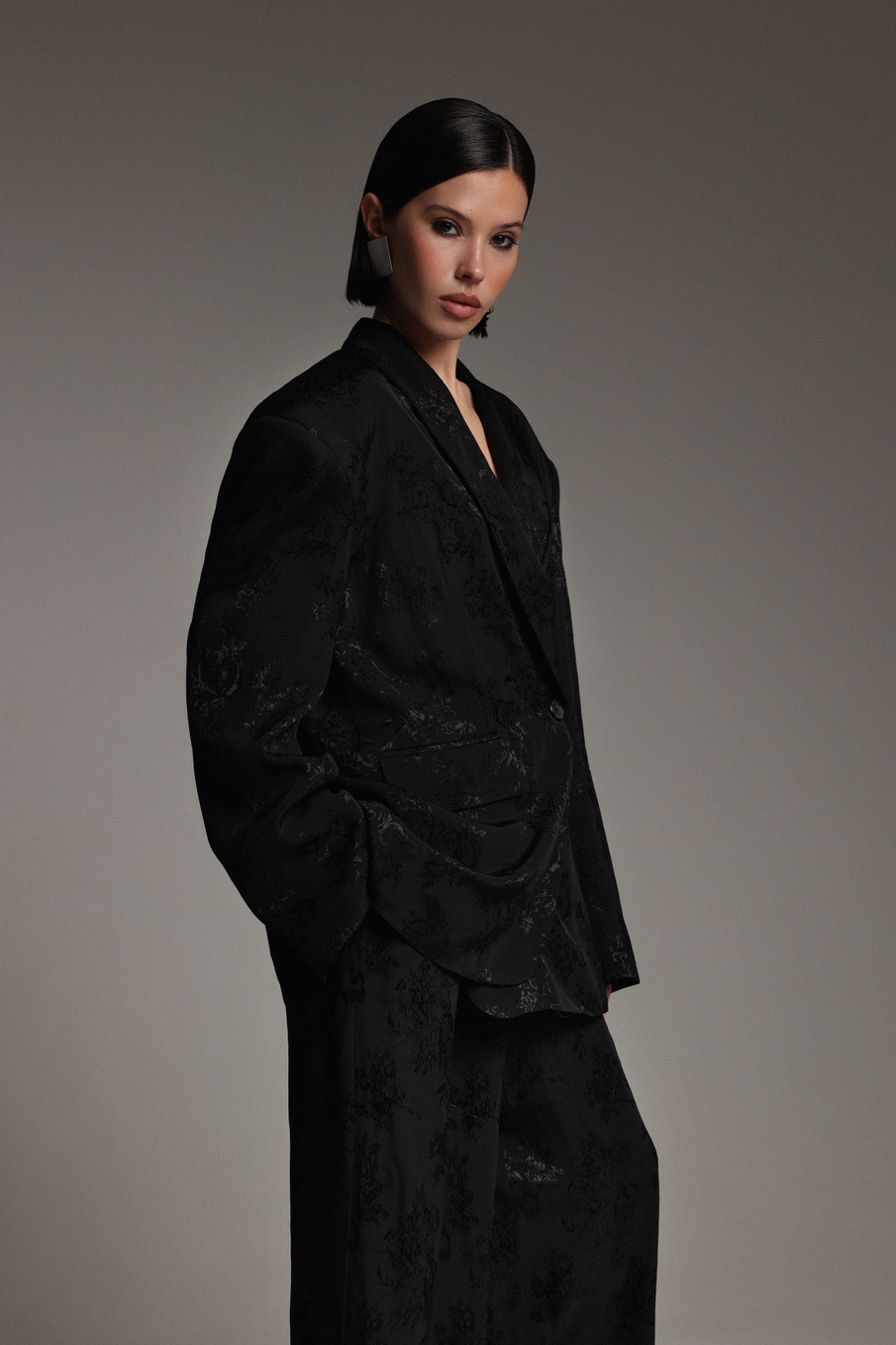 Жакет из жаккарда