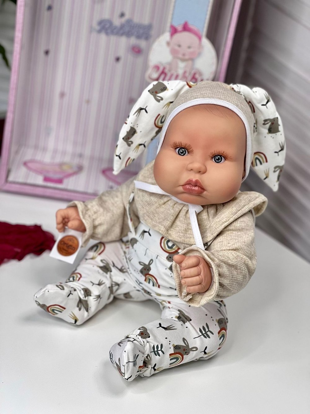 Кукла BERJUAN виниловая 50см Chubby Baby (20009)