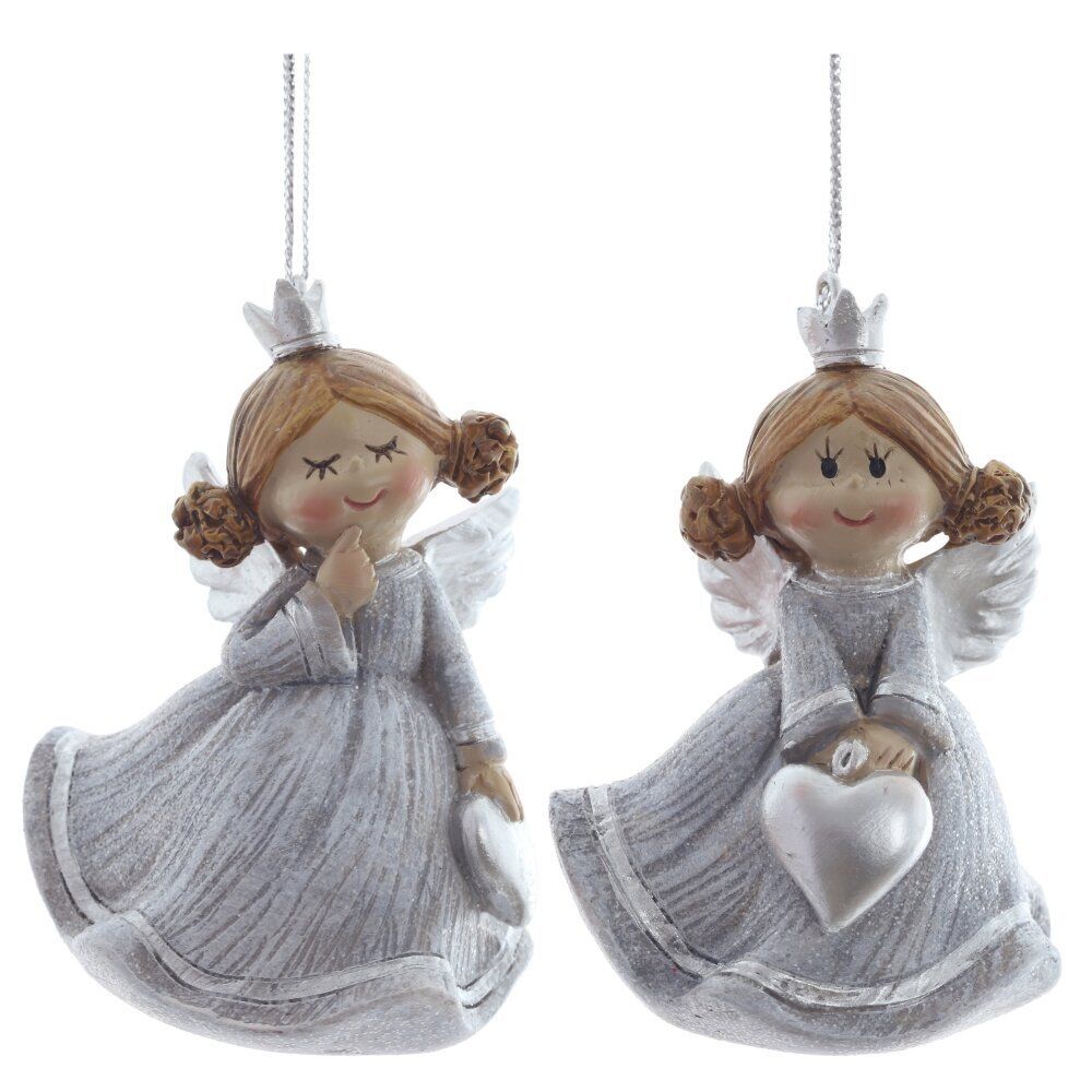 GAEM Фигурка декоративная подвесная "Ангел", L5 W4,5 H7,5, 2в.