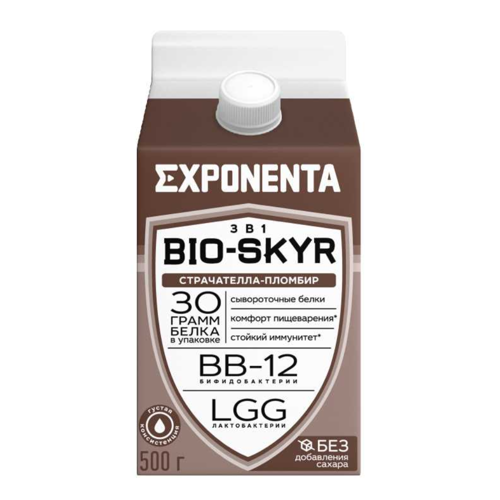 Напиток Exponenta Bio-Skyr страчателла-пломбир 500 гр