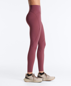 OYSHO Компрессионные легинсы Compressive Basic до щиколотки, длина 65 см, пыльно-розовый