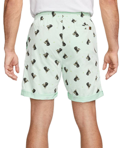 Мужские теннисные шорты Nike Dri-Fit Print Heritage Short - mint foam