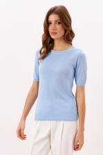 23255 Джемпер женский (голубой)