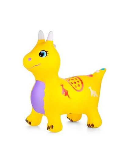 Прыгун надувной Дино (желтый цвет)