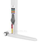 Комплект стоек с колёсиками «Step» (615 мм) для столов Дэми