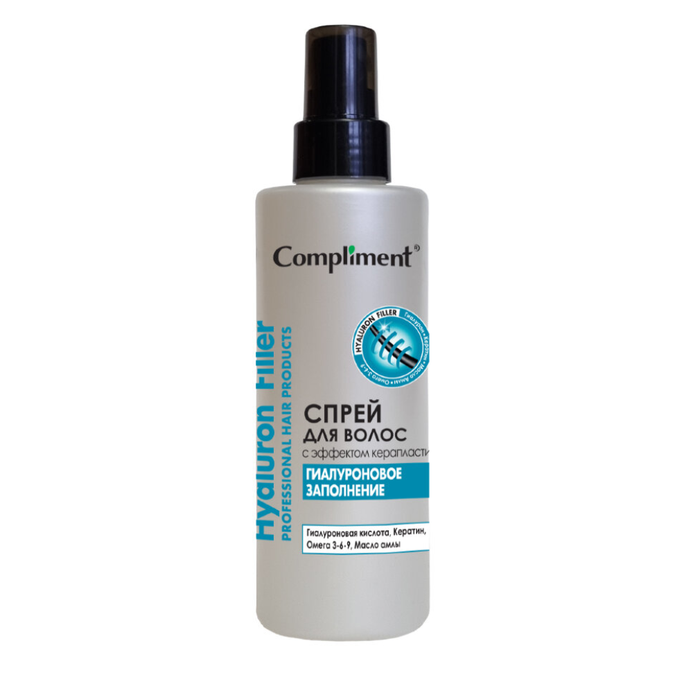 Спрей-термозащита для волос Compliment Hyaluron Filler 200 мл