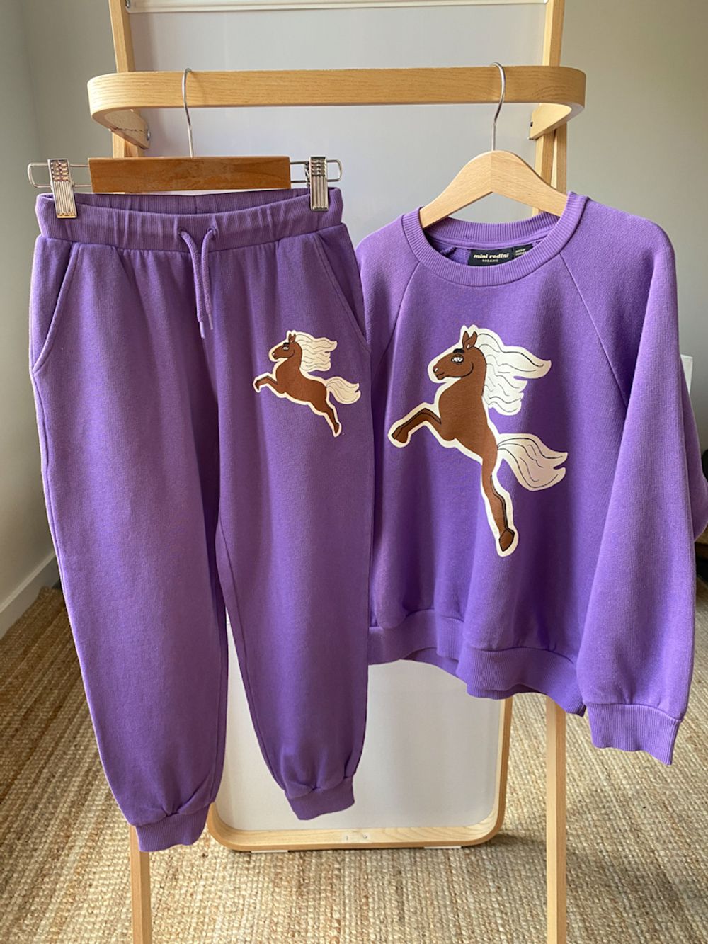 Новый хлопковый костюм Mini Rodini, 122