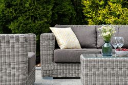 Боно, набор коричневый/соломенный/бежевый/графит, искусственный ротанг