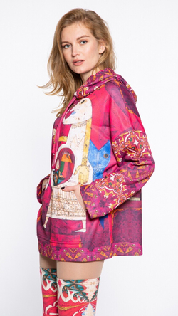 Комплект (худи и гетры) "Химера", по мотивам живописи художника-сюрреалиста Виктора Браунера