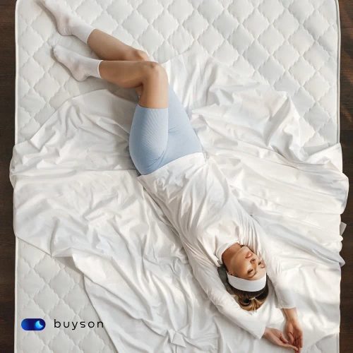 Матрас BuyActive, 19 см, жесткость высокая, независимые пружины