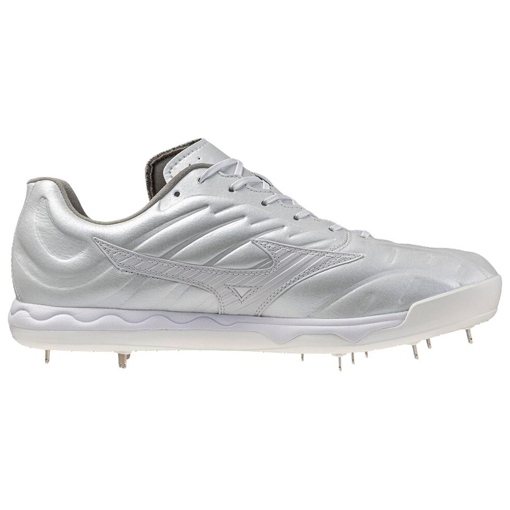 Mizuno SpeedRevo Lightweight Function Classification Lightweight Functionality Baseball Shoes Men"s Silver