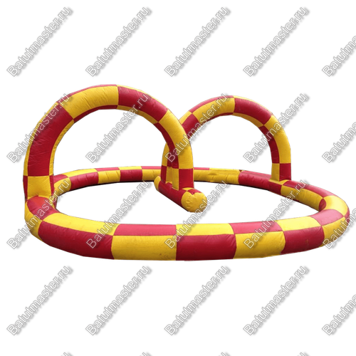 Надувная трасса "Овальная", 6*6*2 м