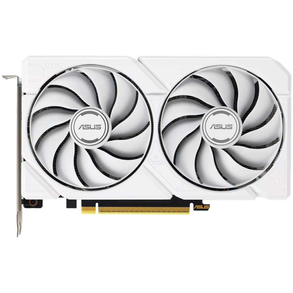 ASUS Video Card AMD Radeon RX 9060 XT White 16GB GDDR6 2220 / 3230 , 2048sp, 32 RT-core, 128 bit, 2.5 slots, 8 pin, HDMI, DisplayPort
