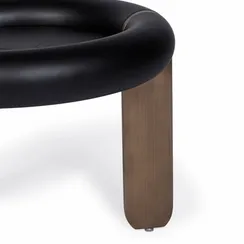 Кофейный стол Luca Ø60х46 см, черный