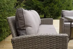 "Мэдисон" обеденная группа из искусственного ротанга, цвет соломенный