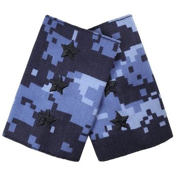 Фальшпогоны "(ФСИН) Росгвардия" синяя точка (Ст. Прапорщик)