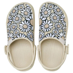 Crocs Classic Light Walk Daisy Clogs Women"s Beige