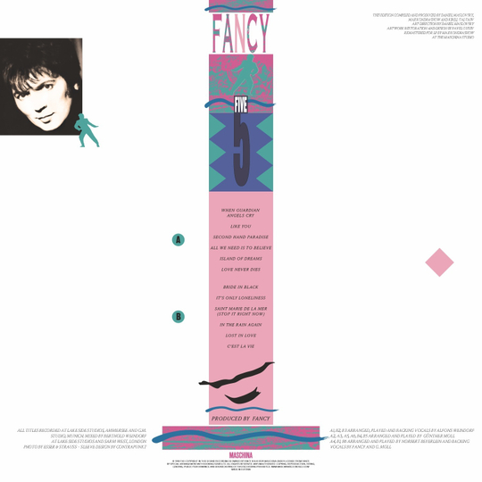 LP: Fancy — «Five» (1990/2024) [Limited Turquiose Vinyl]