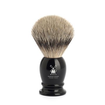 Помазок MUEHLE CLASSIC, барсучий ворс высшей категории Silvertip, черная смола, размер M