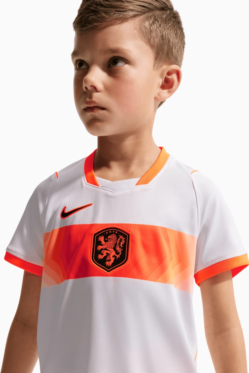 Футбольная форма Nike Netherlands 2026 Away Stadium Little Kids - белый