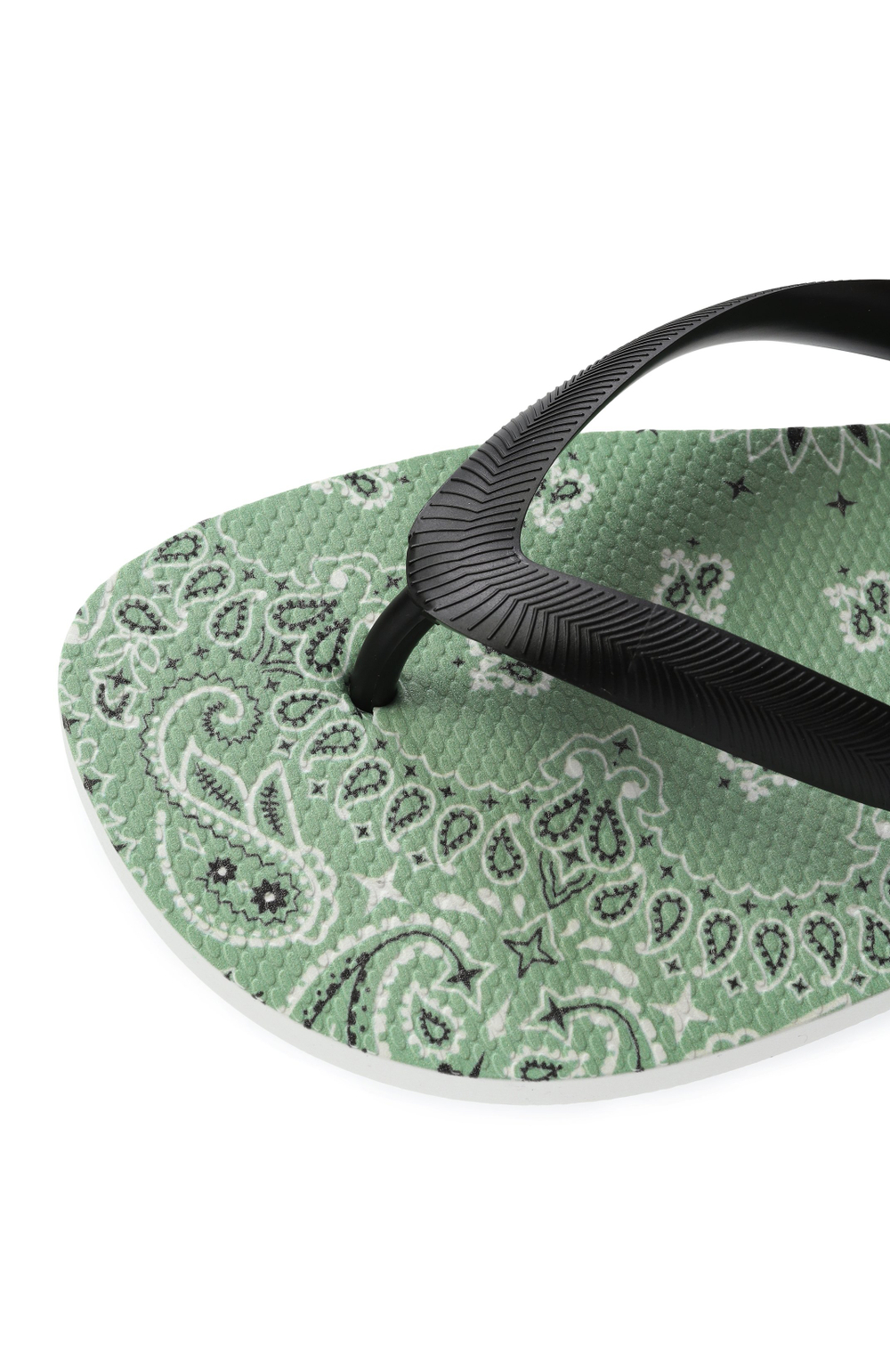 Шлепки MC Saint Barth ALMA Bandana зеленый