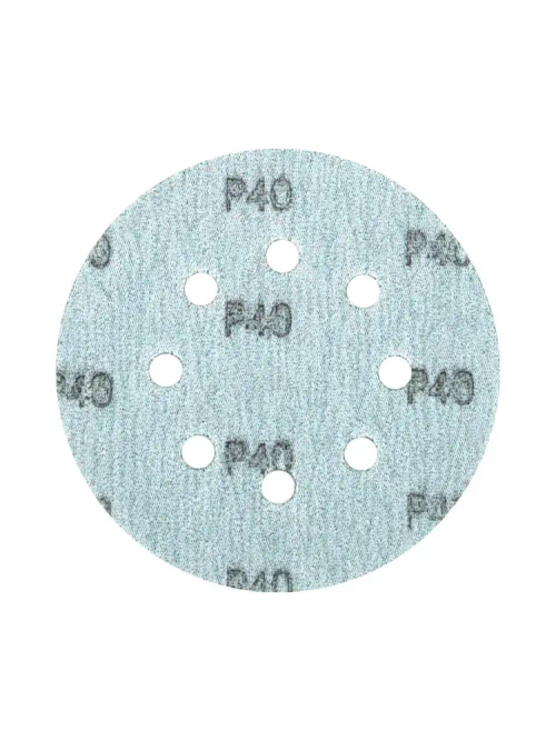 125мм P40 10шт. Шлифовальный абразивный круг для шлифовки под липучку Minamo Light Matter 125мм FB