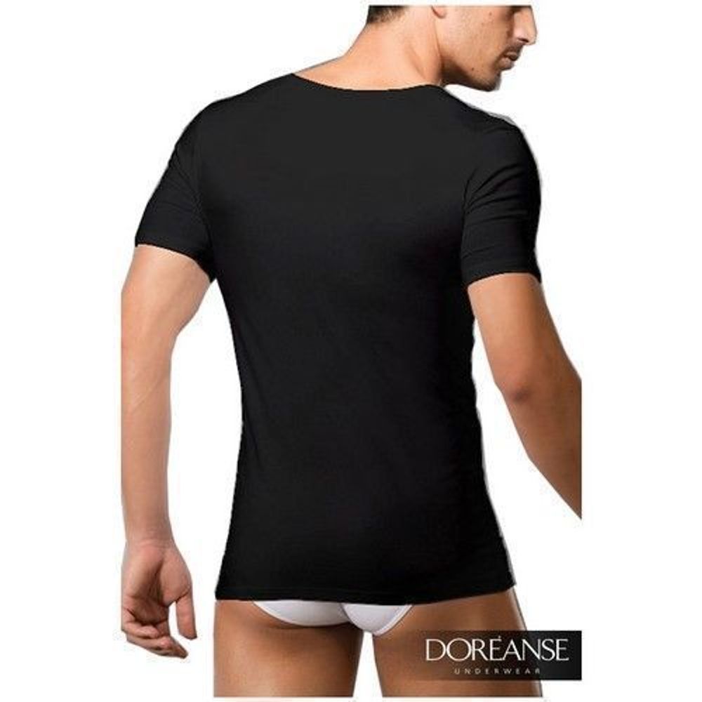 Мужская футболка черная Doreanse 2520 Black