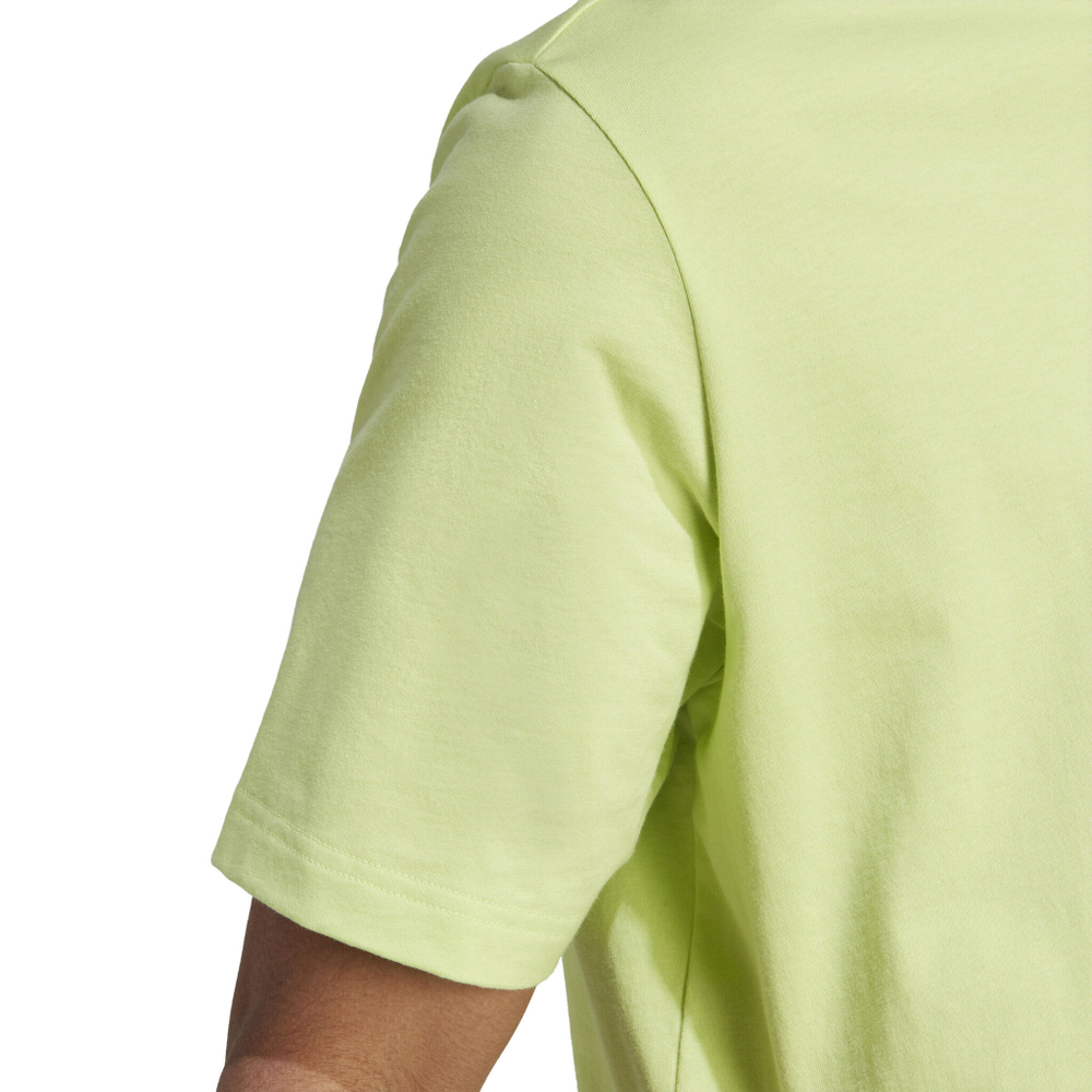 Мужское теннисное поло adidas Future Icon Badge Of Sport T-Shirt Men - Lime, Black