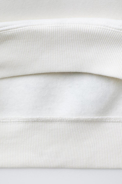 ZARA ХУДИ С ПРИНТОМ, ЭКРЮ