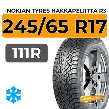 Nokian Tyres Hakkapeliitta R3 SUV 245/65 R17 111R XL
