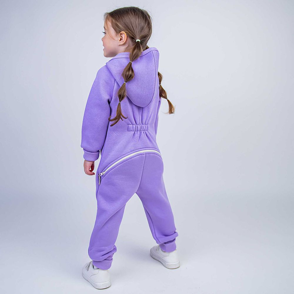 Комбинезон с клапаном "Лаванда" утепленный