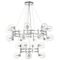 Подвесная люстра Crystal Lux Luxury SP16+8 Chrome