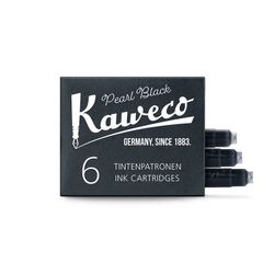 Набор картриджей Kaweco 6шт жемчужно-черный (10000257)